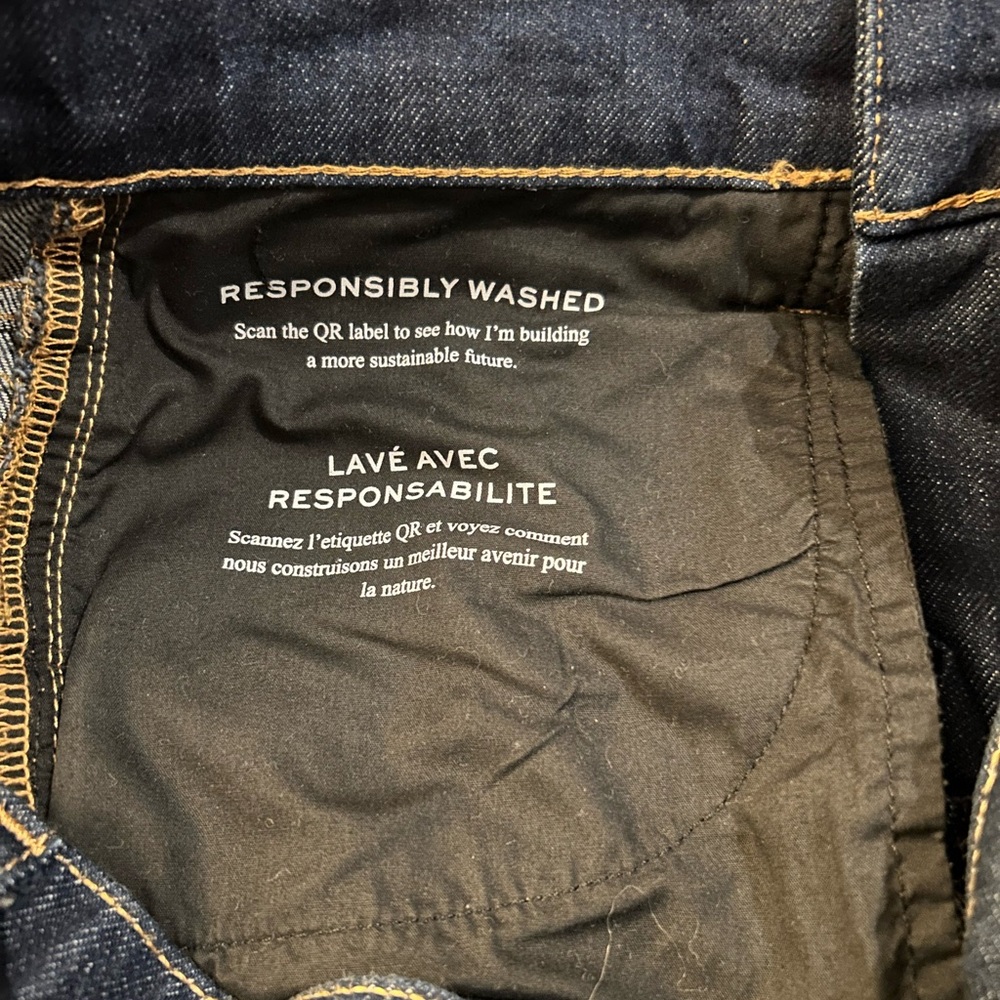 FRAME Oversized Detail Denim Pant‎ Jeans Cuffed 26 - Picture 10 of 16